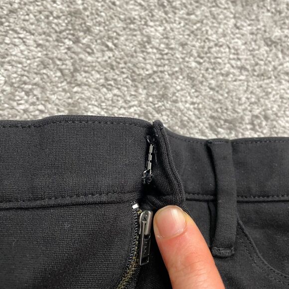 J. Crew The Gigi Jegging Ankle Pants Womens 00 Black Low Rise Pockets 26x24 - Picture 9 of 11